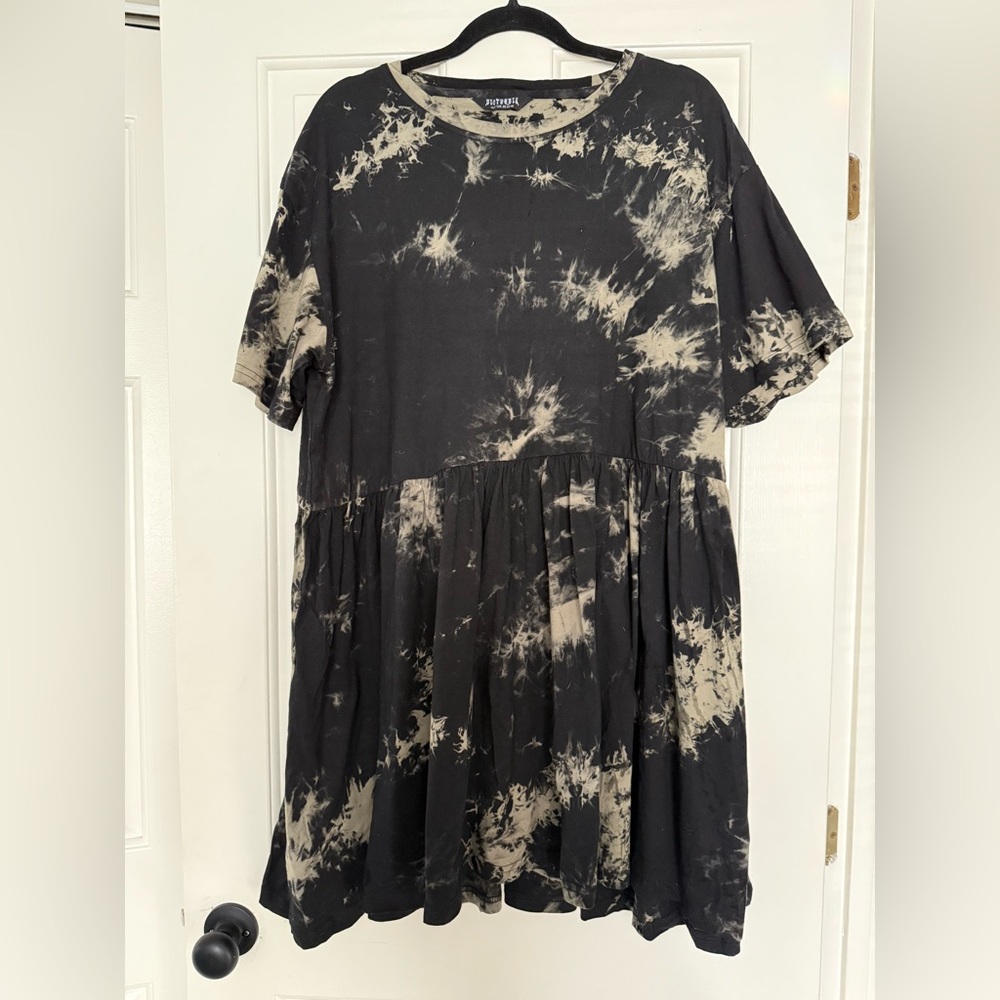 Disturbia Grievance Tie Dye Skater Dress